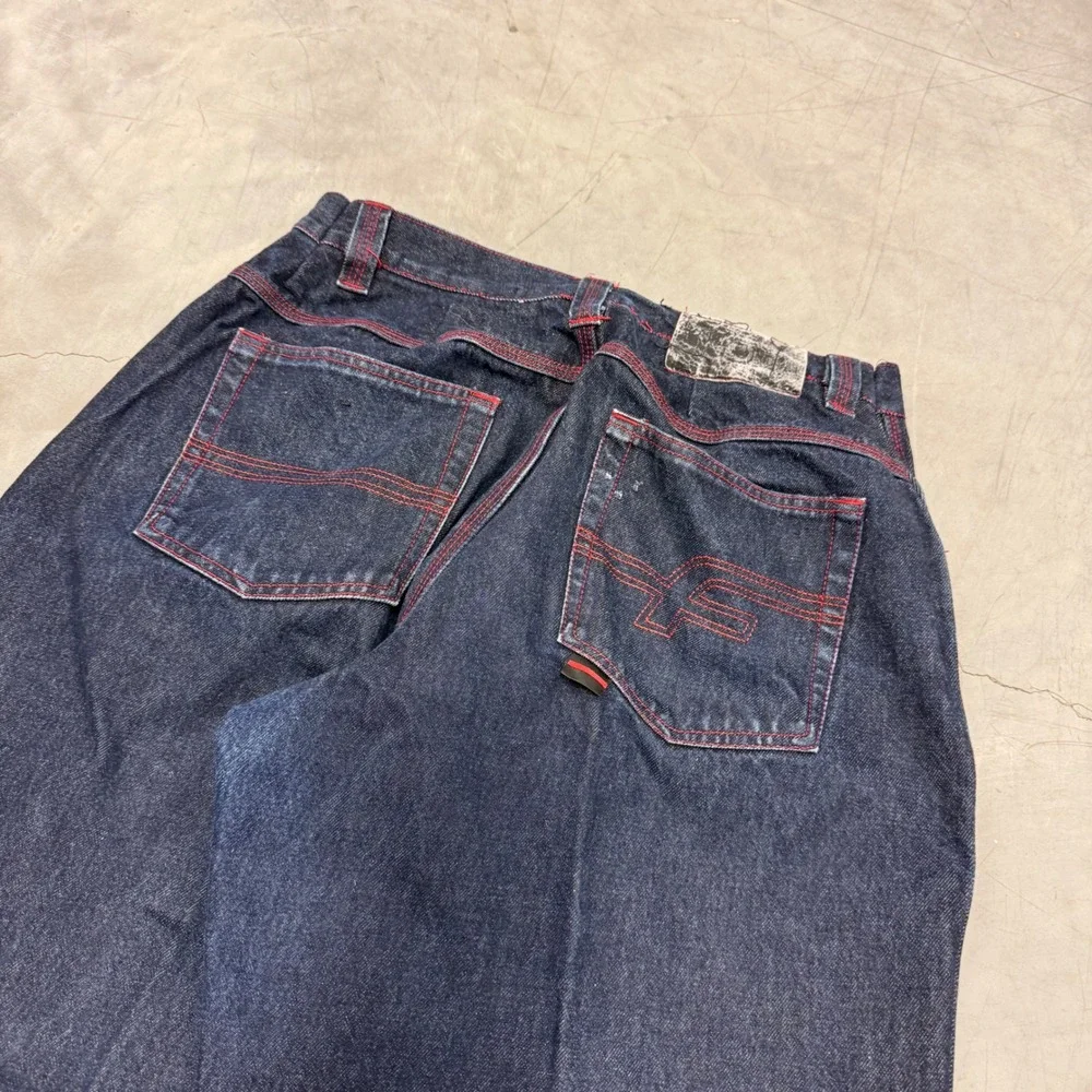 2000s y2k baggy FUBU double knees carpenter jeans